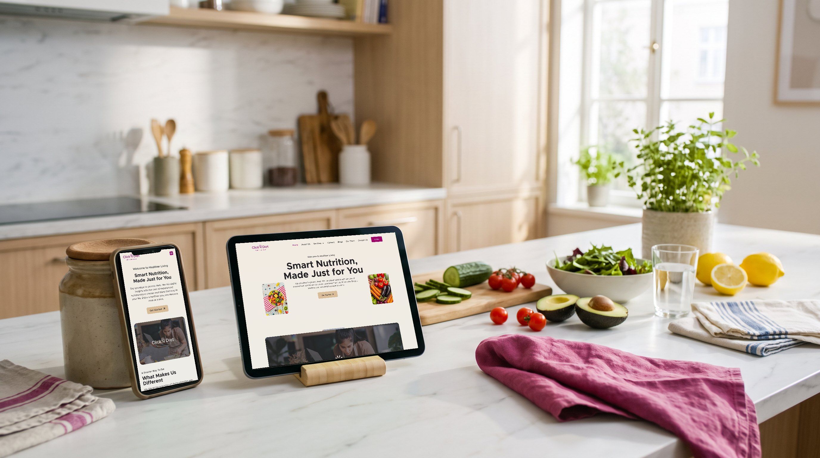 Click A Diet: Personal nutrition website