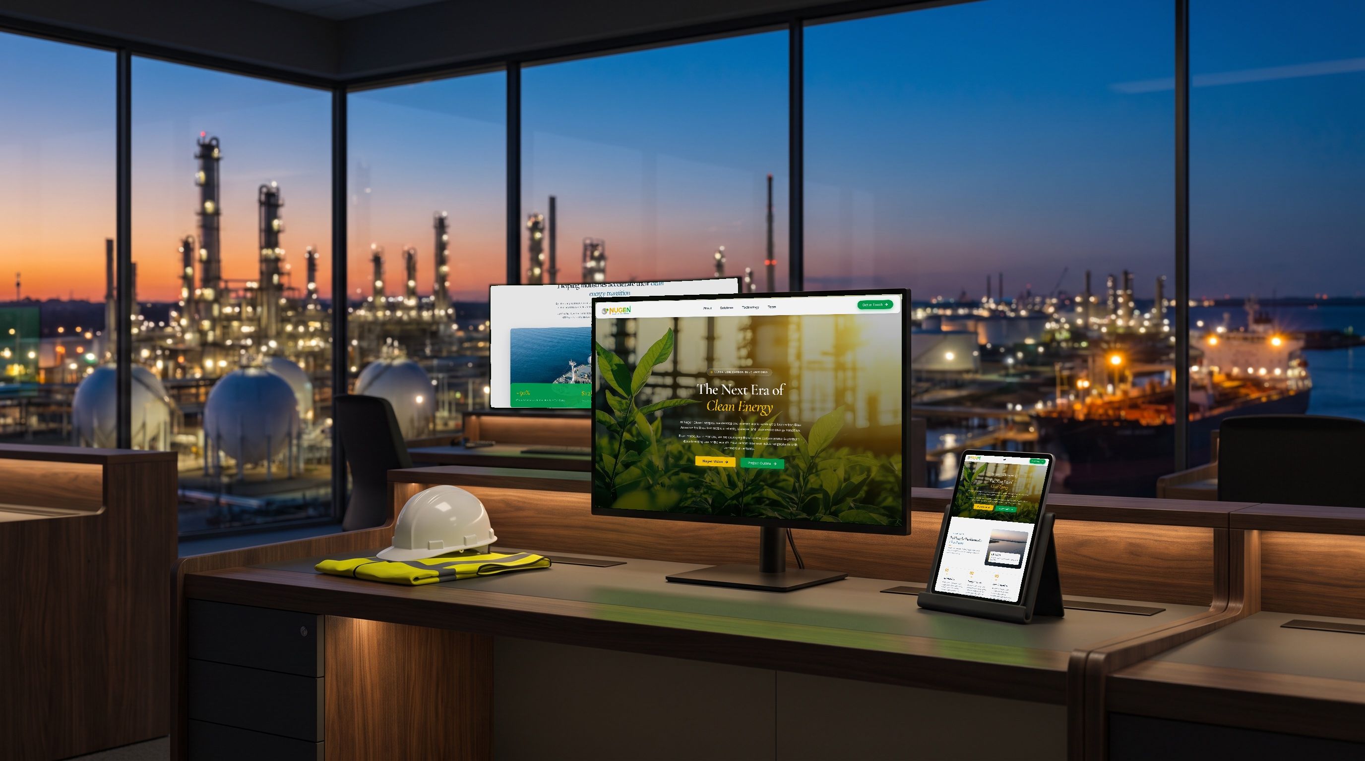 Nugen Clean Energies: Clean energy developer website